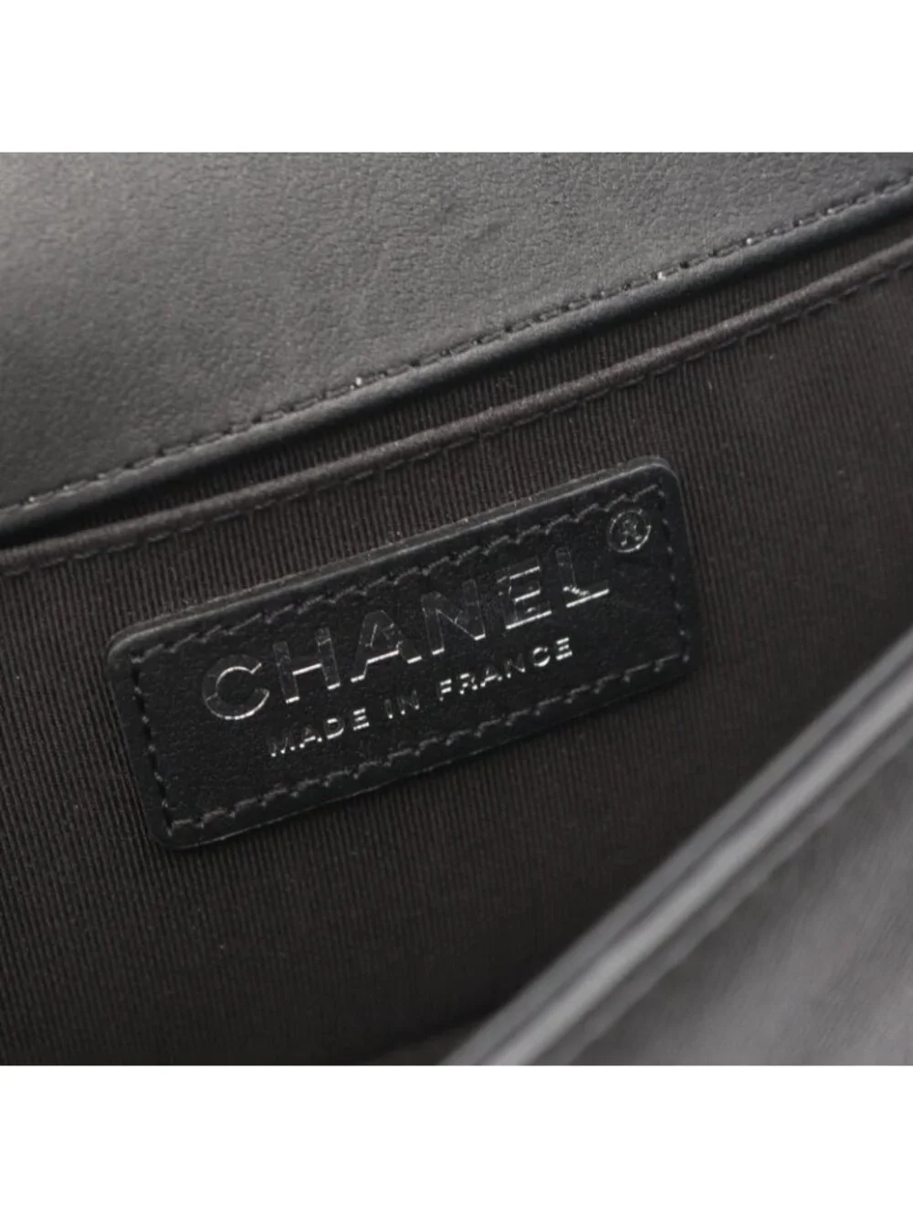 Chanel Shoulder Bag Boy Small Black Caviar Leather Chain Shawl